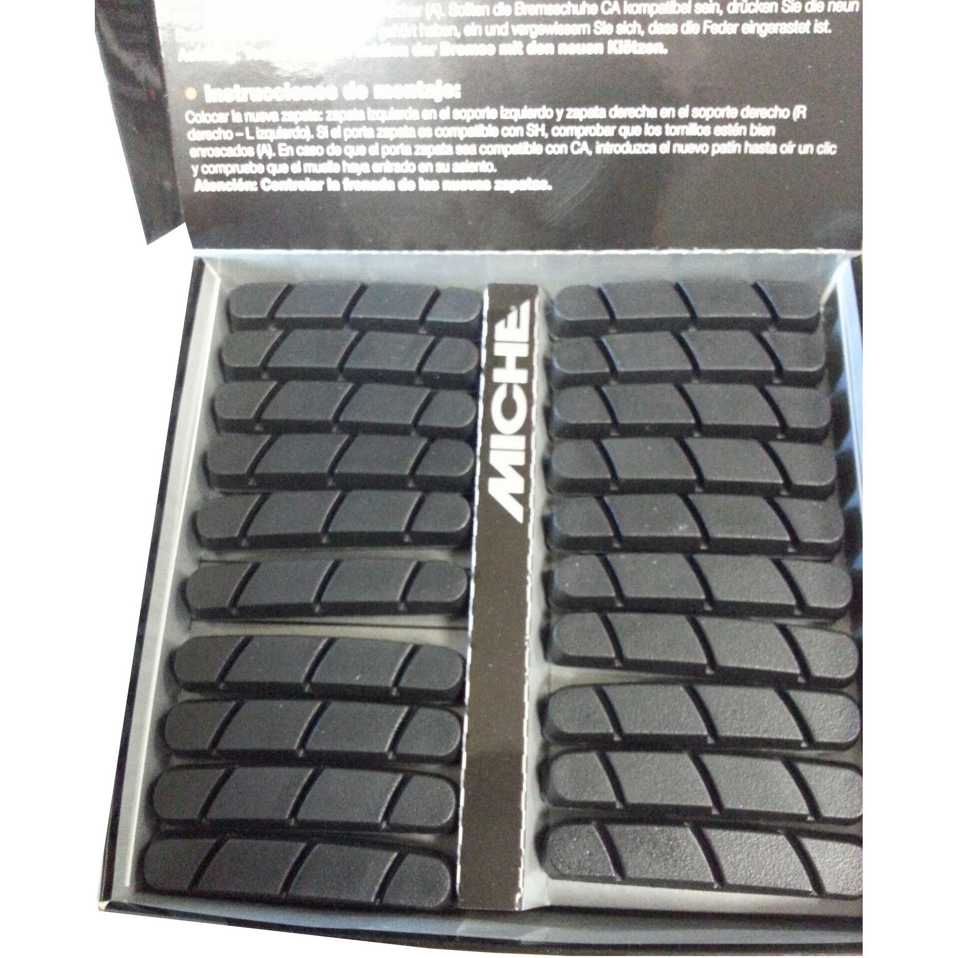 Pastillas de freno Miche para ruedas de aluminio - 40 piezas 2/3