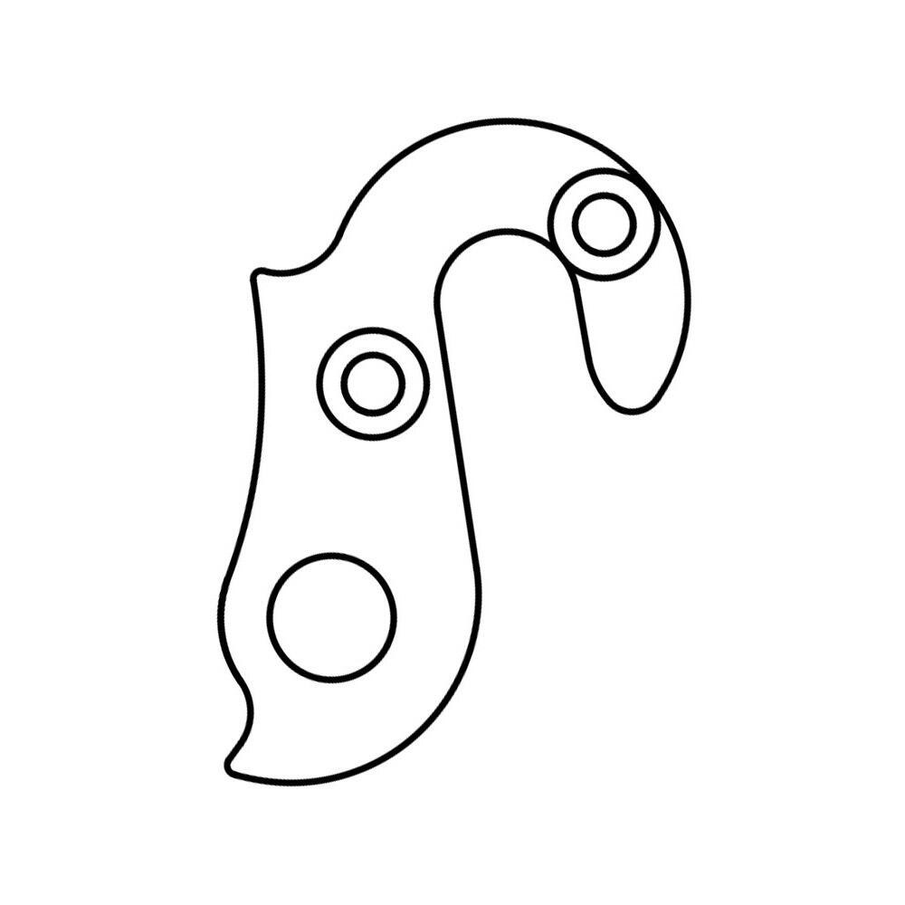 Patte derailleur alu  adaptable    cadre bulls / focus / raleigh (gh - 244) 5/6