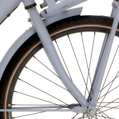 Cortina u4 26 inch meisjes voorvork in neutraal grijs matt
