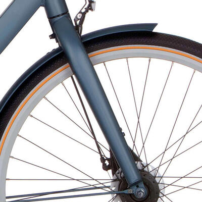 Cortina voorvork common in mistery grey matt voor fietsen