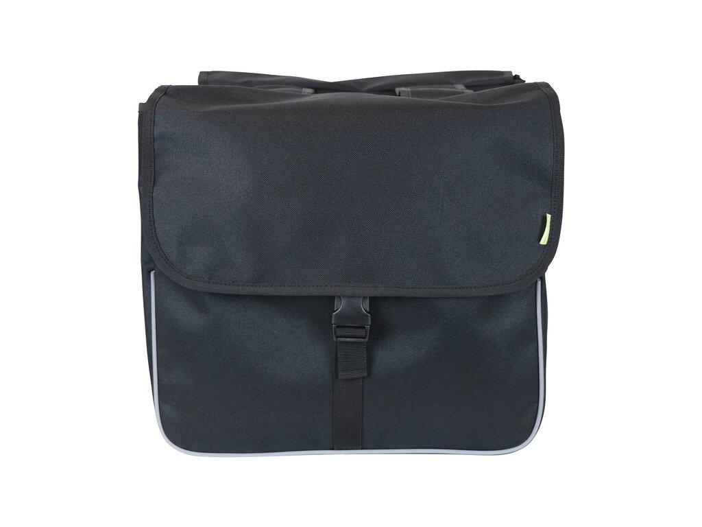 Dresco Dubbele Fietstas Shopper - 26 Liter - Zwart 2/5