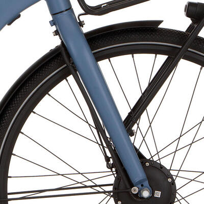 Cortina e-common voorvork in dull blue – essentieel fietscomponent