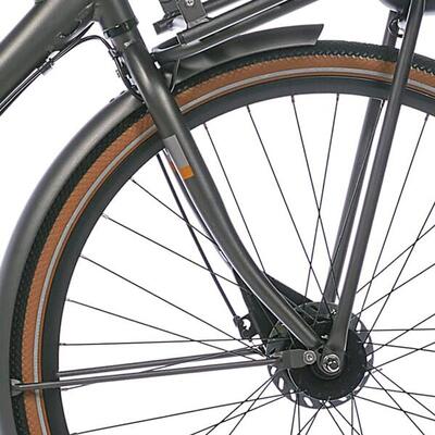 Cortina u4 h eclips voorvork zwart mat voor herenfietsen