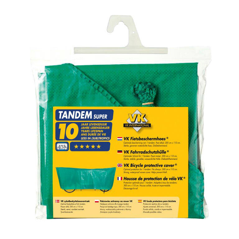 Couverture de protection des vélos VK (57 Tandem Super Green 2/6