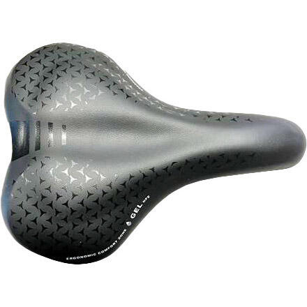 Selle Monte Grappa Monte Grappa Saddle Asola 6200 gel plus élastomeer rail noir 2/4