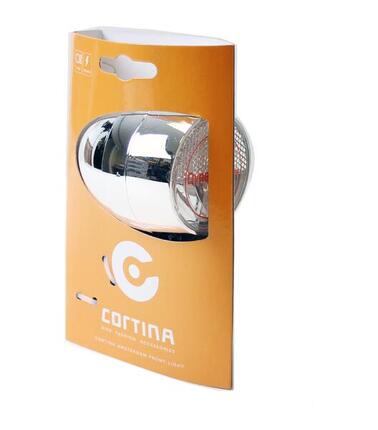 Phare Cortina Amsterdam Dynamo Chrome pour vélo