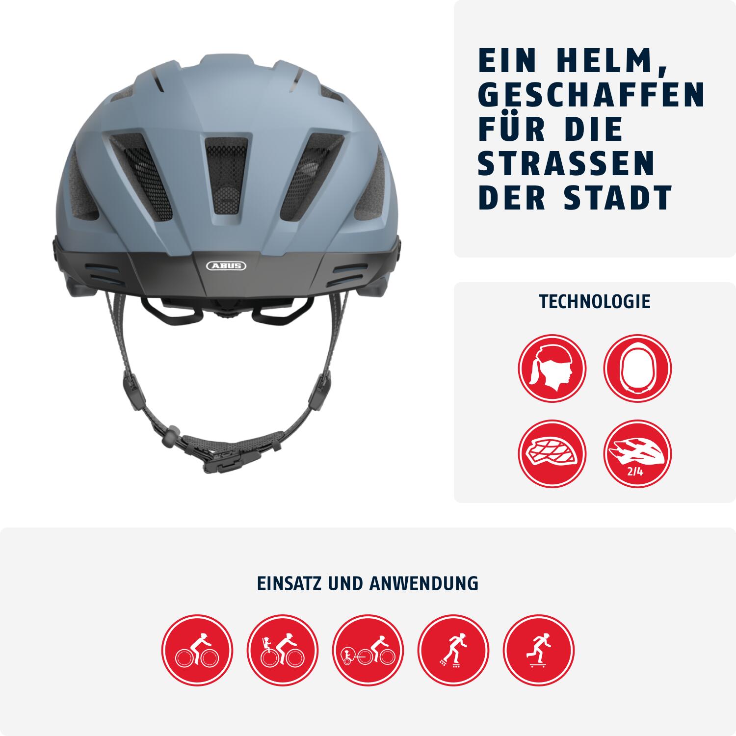 Abus Pedelec 2.0 Fietshelm - Glacier Blue 2/7