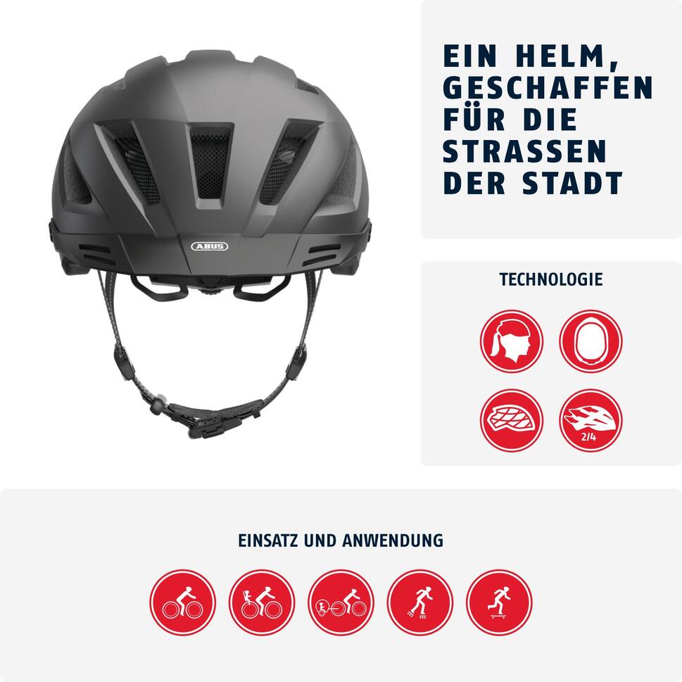 Miejski kask rowerowy Abus