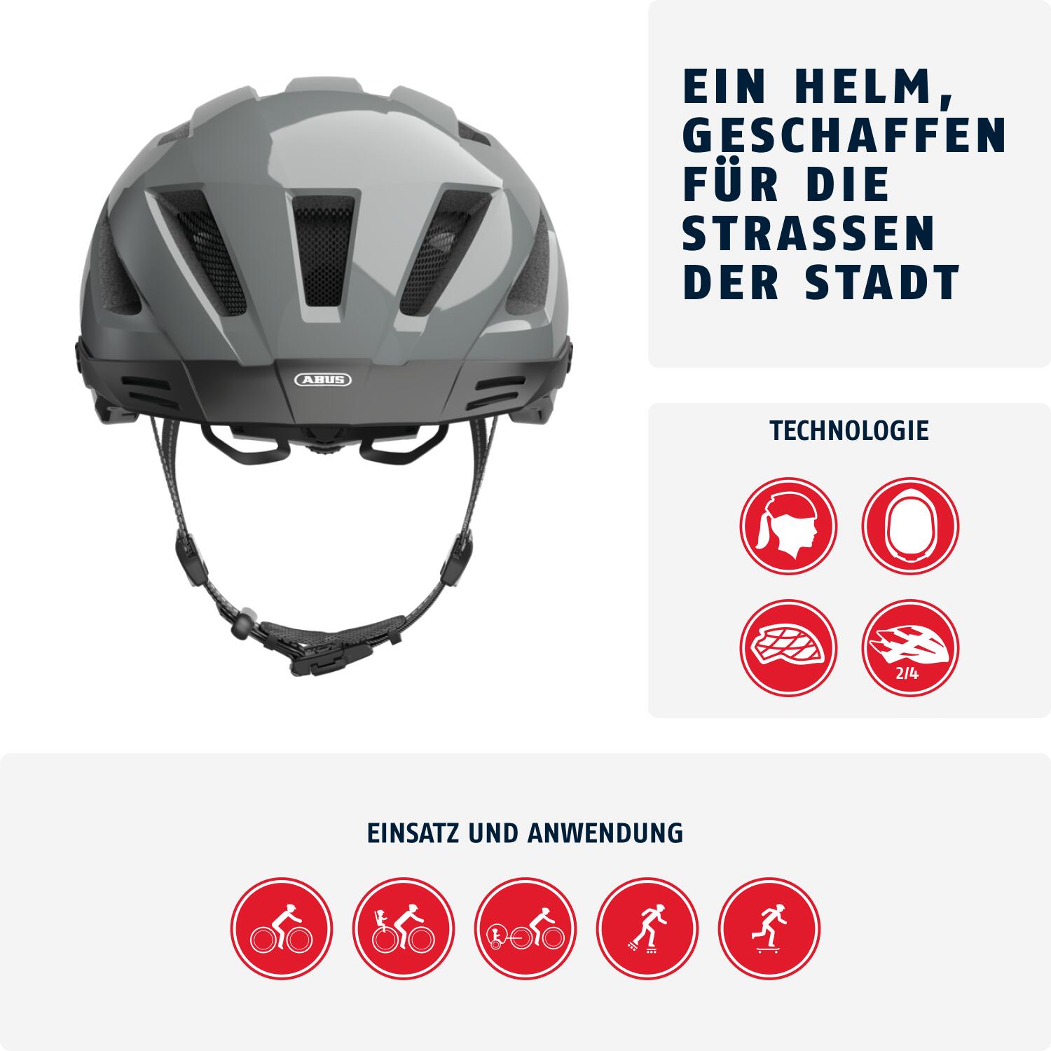 Casque vélo urbain Abus 2/7