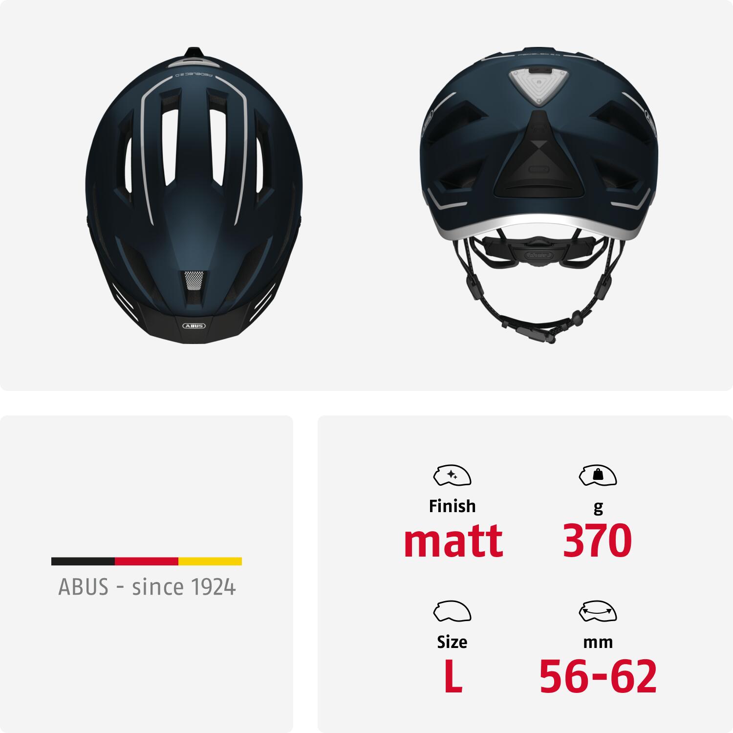 Casco da ciclismo per giovani e adulti "Pedelec 2.0 5/7