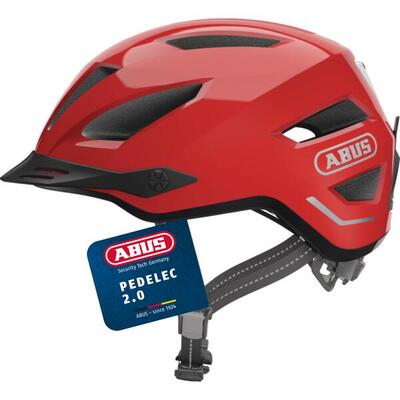 Abus pedelec 2.0 helm blaze rood l 56-62cm