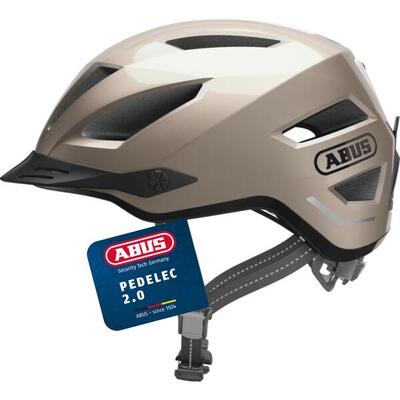 Abus pedelec 2.0 helm champagne goud m 52-57cm