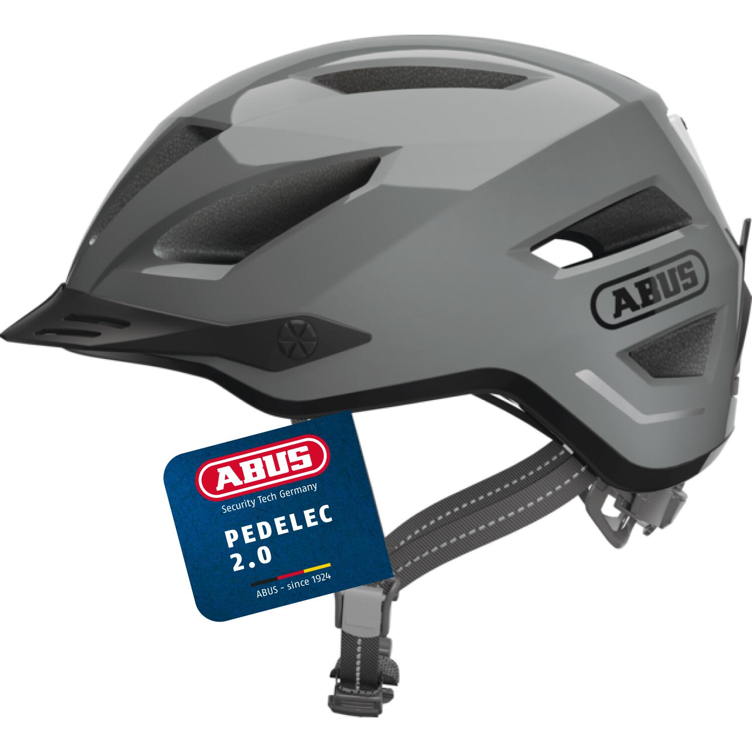 Abus - Casque Vélo Urbain Abus - Casque - Gris - 51-55 Cm - Decathlon