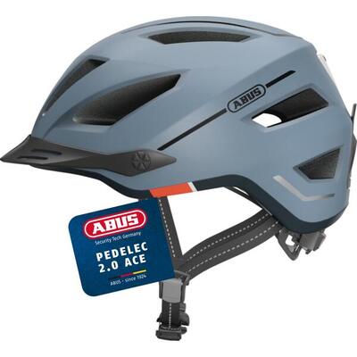 Abus pedelec 2.0 fietshelm - glacier blue