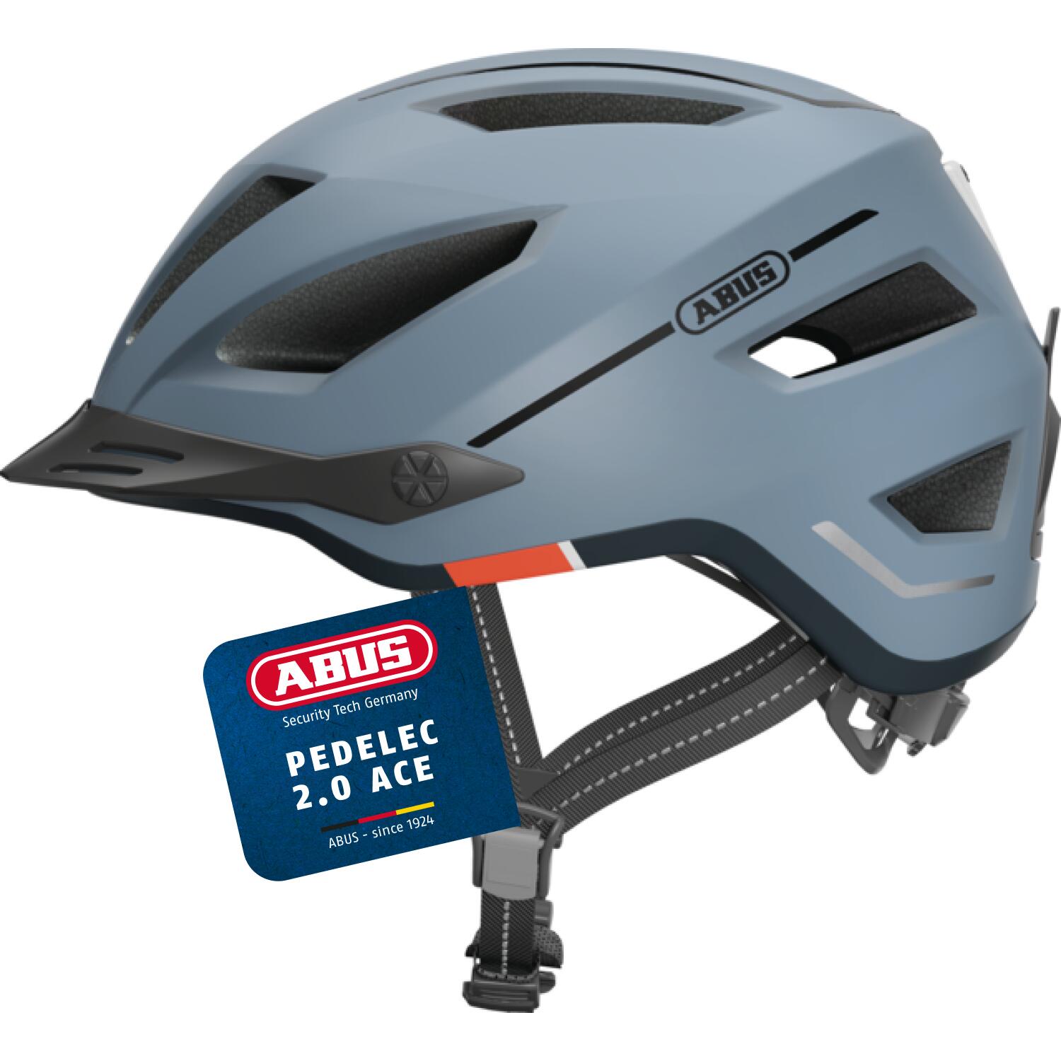 Abus - Casque Vélo Pedelec 2.0 Glacier Blue S 51-55 Cm - Casque - Bleu|noir - 51-55 Cm - Decathlon