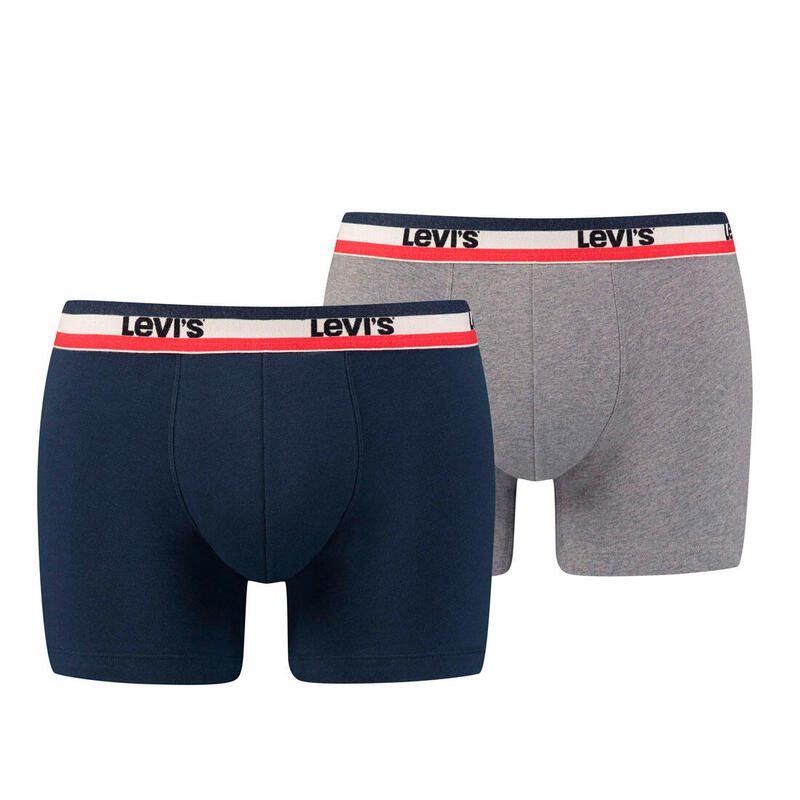 Férfi boxeralsó, Levi's Boxer 2 Pairs Briefs, fekete