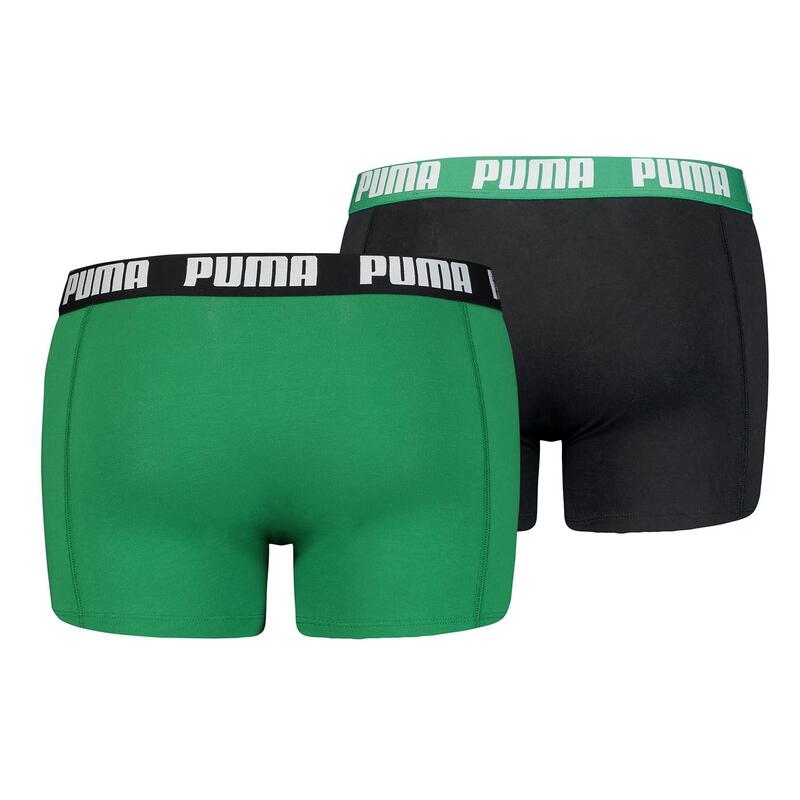 Puma férfi boxeralsó 2 db-os csomag, fekete, szürke [521015001 691], M méret