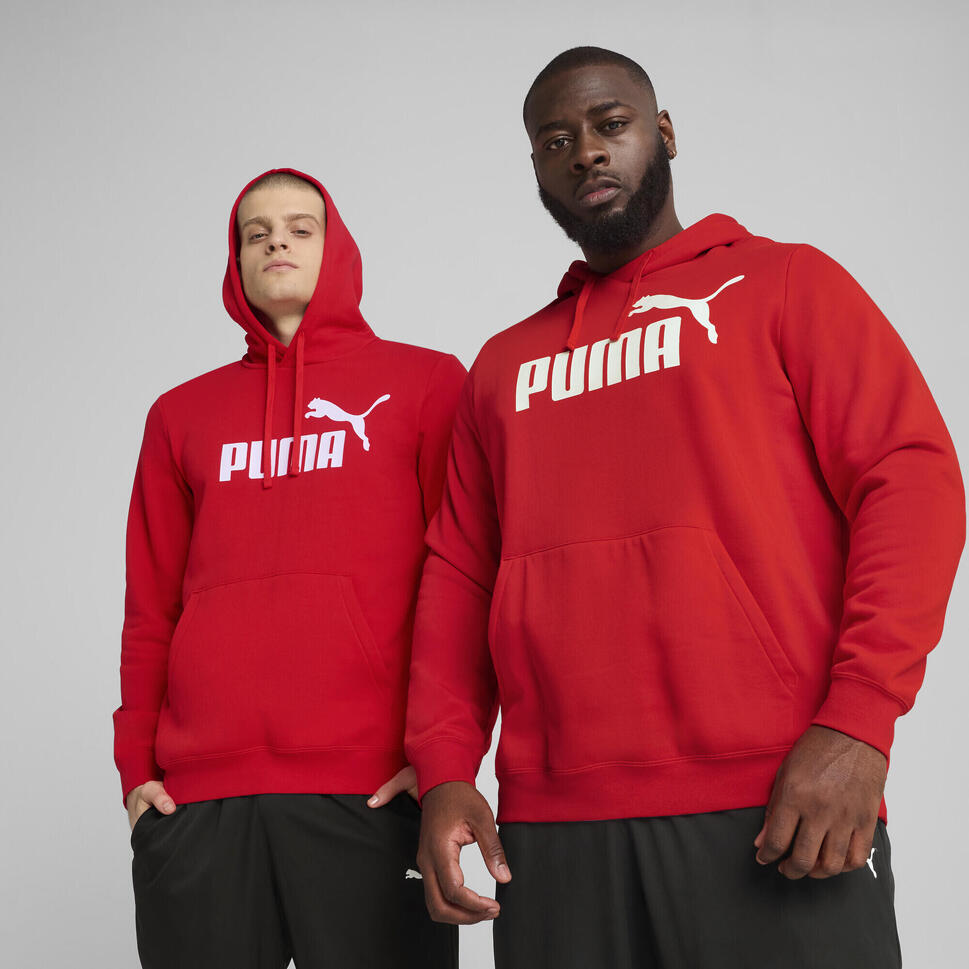 Męska bluza z kapturem Essentials z logo No. 1 PUMA For All Time Red