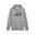 Pulover alergare bărbați glugă, buzunar frontal Essentials No. 1 Logo, alb PUMA