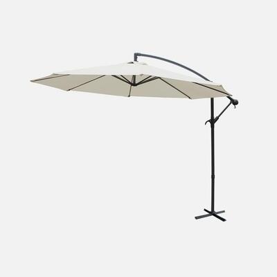 Ombrellone rotondo offset 300cm. Beige