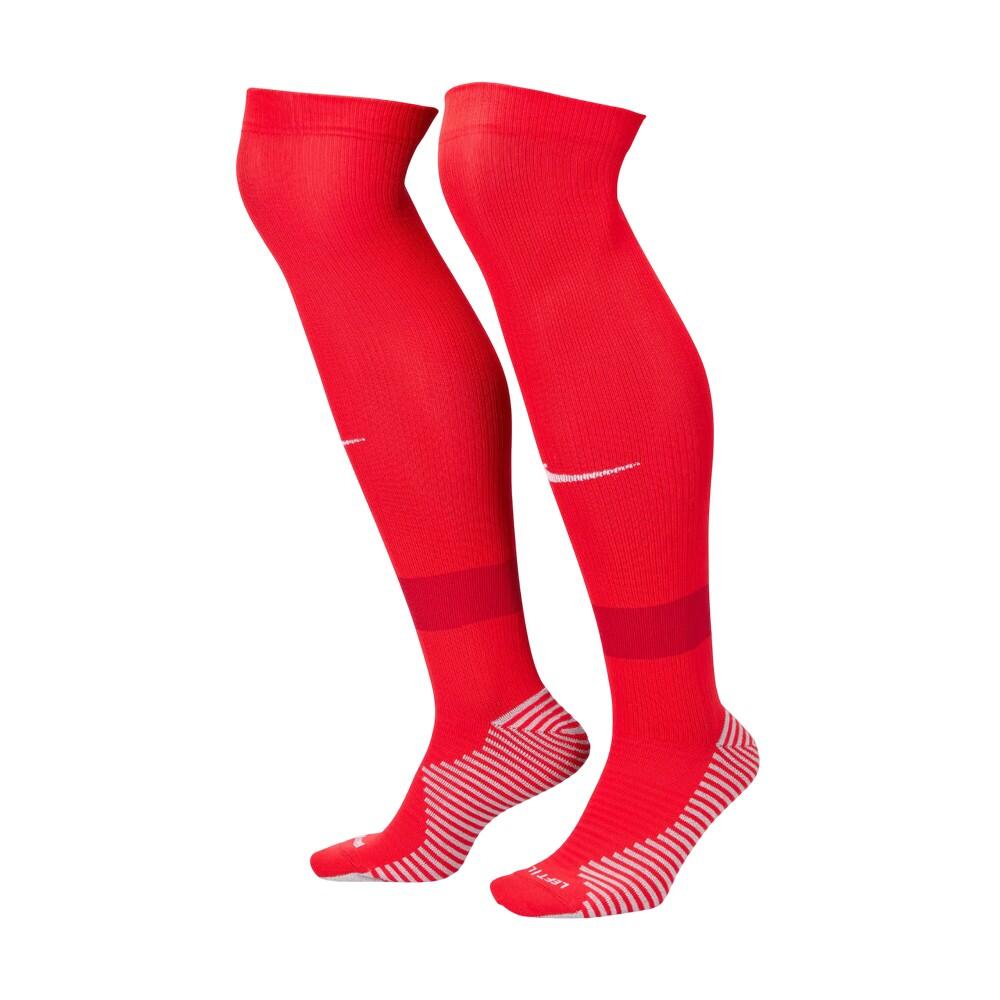 Womens/Ladies Strike Knee Length Football Socks (Red)