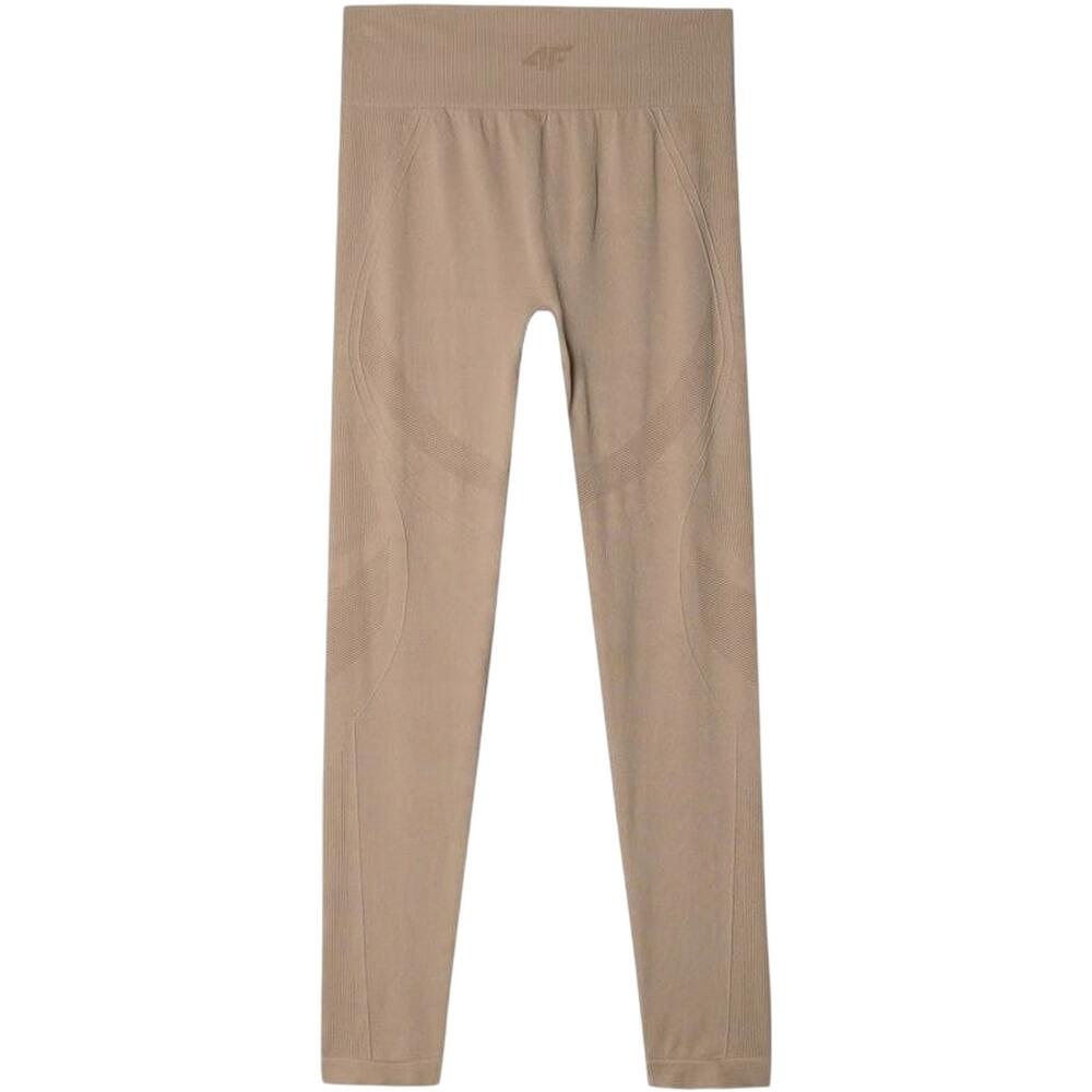 4F Mulher/Senhora WAW24USEAF157 Leggings Castanho Claro
