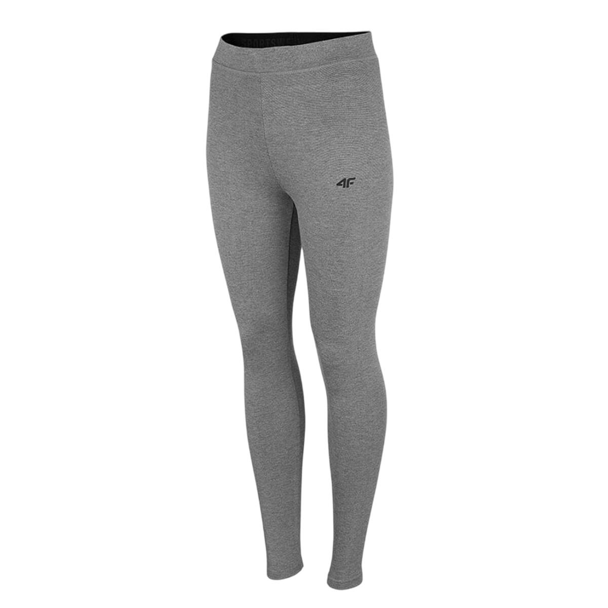4F Leggings de malha para senhora/senhora Cinzento