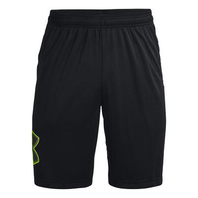 Heren tech grafische shorts (zwart)