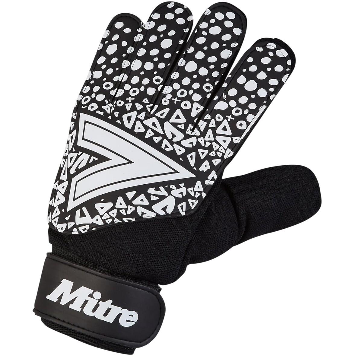 MITRE Childrens/Kids Magnetite Glove (Black/White)