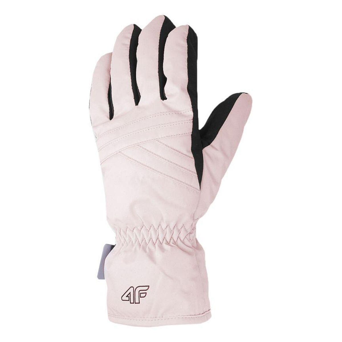 4F Luvas de Ski FNK F106 para senhora e mulher Preto / Rosa