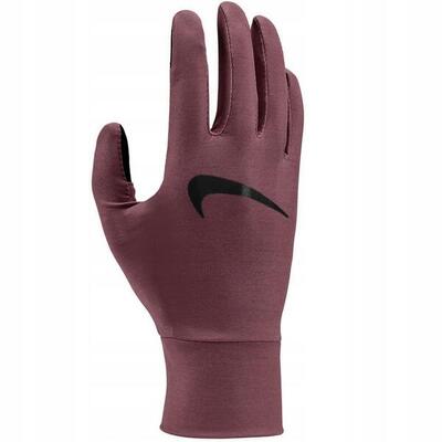 Dames drifit logo hardloop handschoenen (bruin)