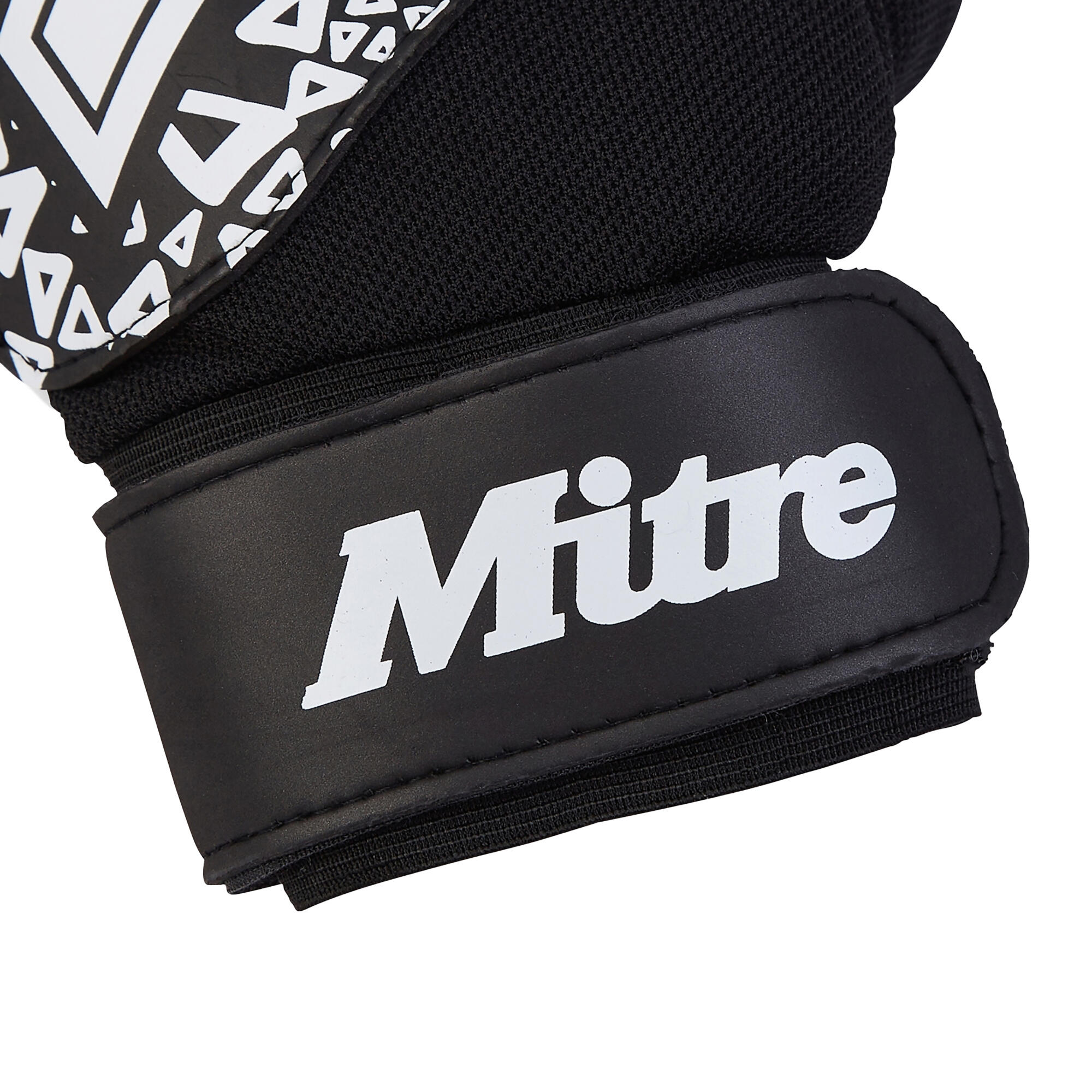 Adulto Unisex Guanto Mitre Magnetite Nero Bianco 3/4
