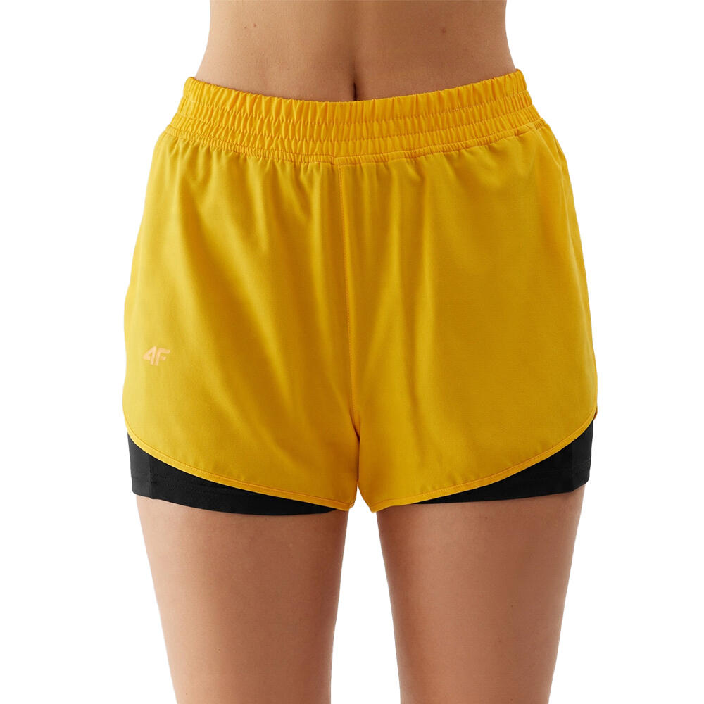 Short Style 2en1 WSS24TFSHF497 Femme (Jaune) 3/4