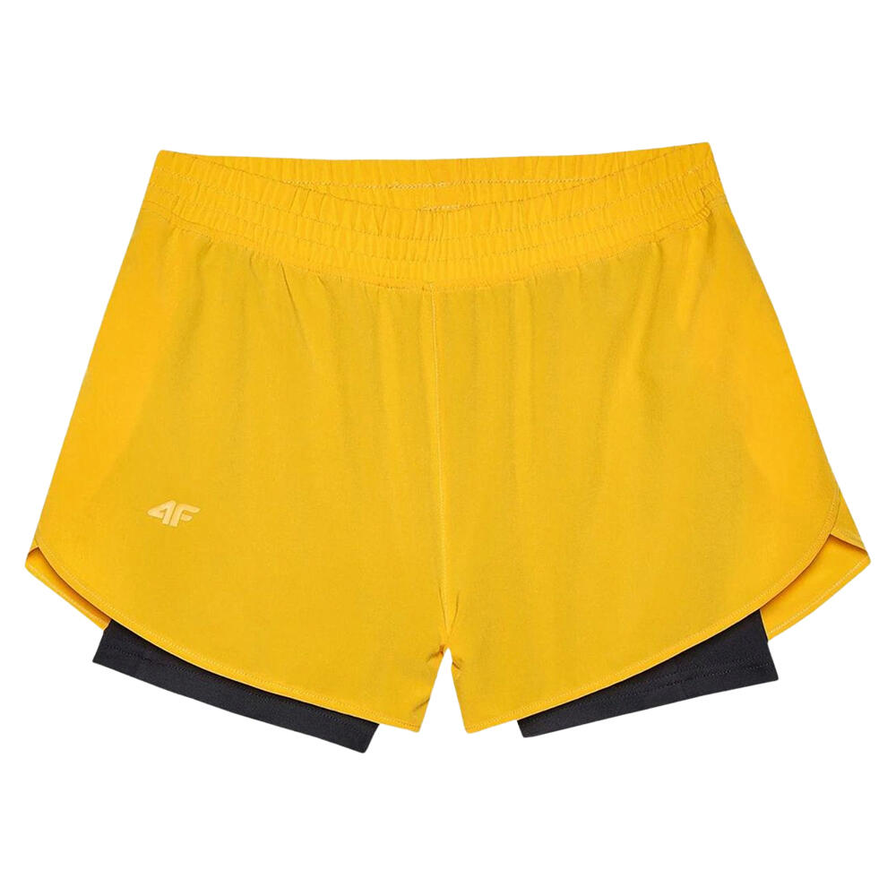 4f - Short Style 2en1 Wss24tfshf497 Femme (jaune) - Short - Jaune - Decathlon