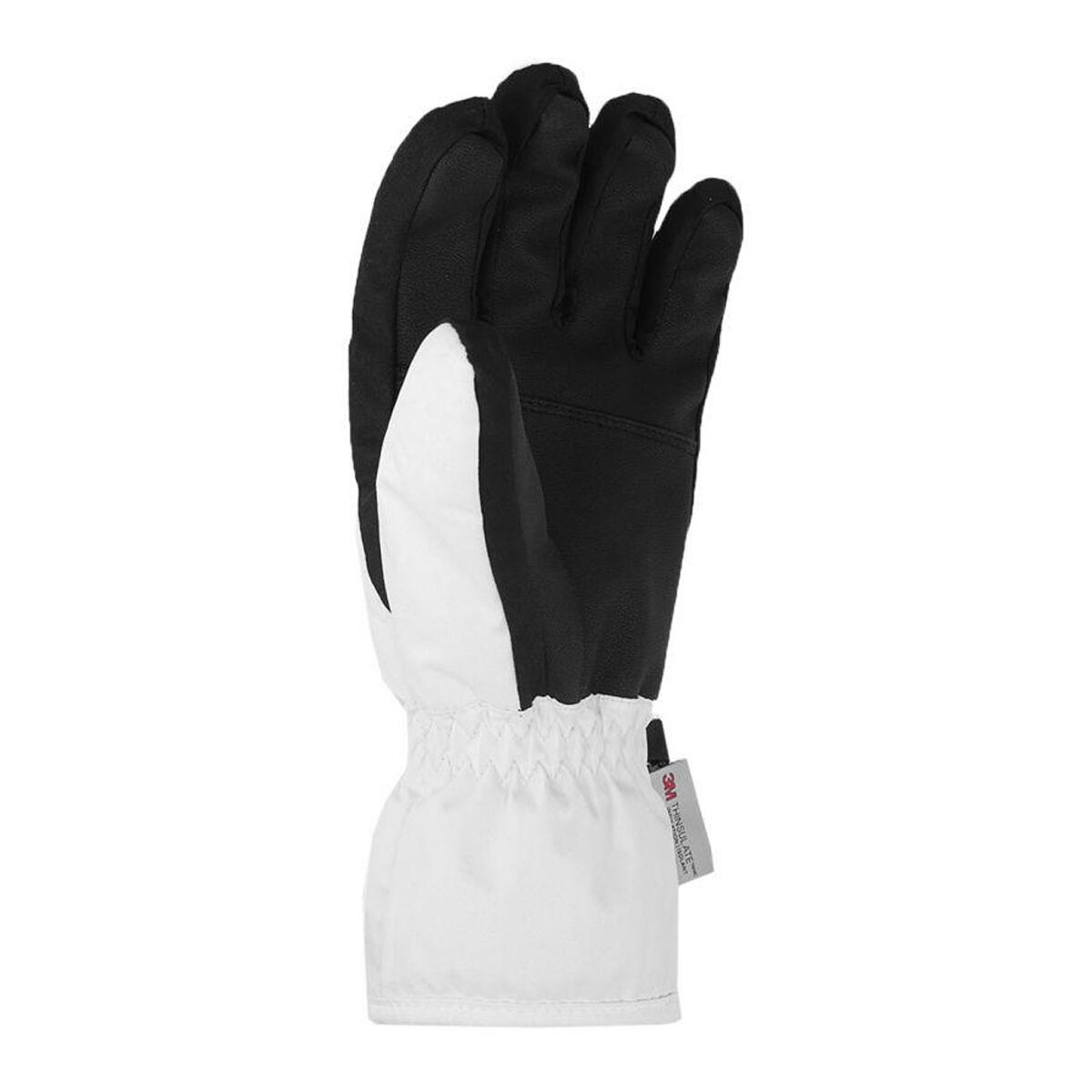 Dames FNK F106 Skihandschoenen (Wit, Zwart) 2/2