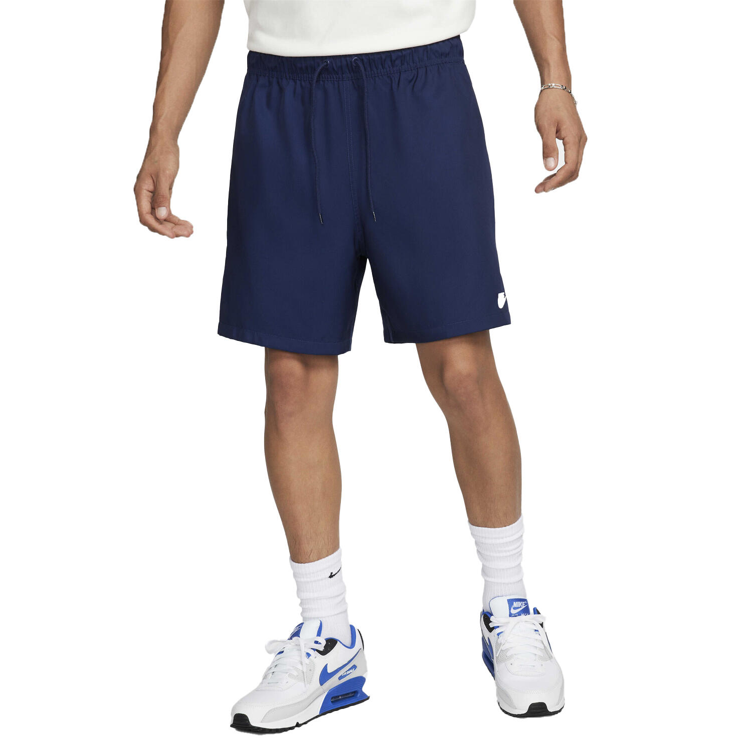 Pantaloncini Uomo Nike Club Blu Navy 3/4