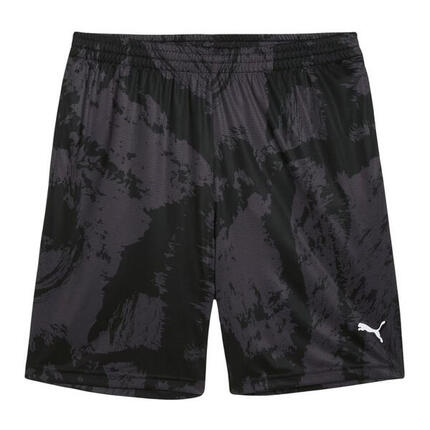 Heren Train All Day Korte Broek met Allover print (Zwart)