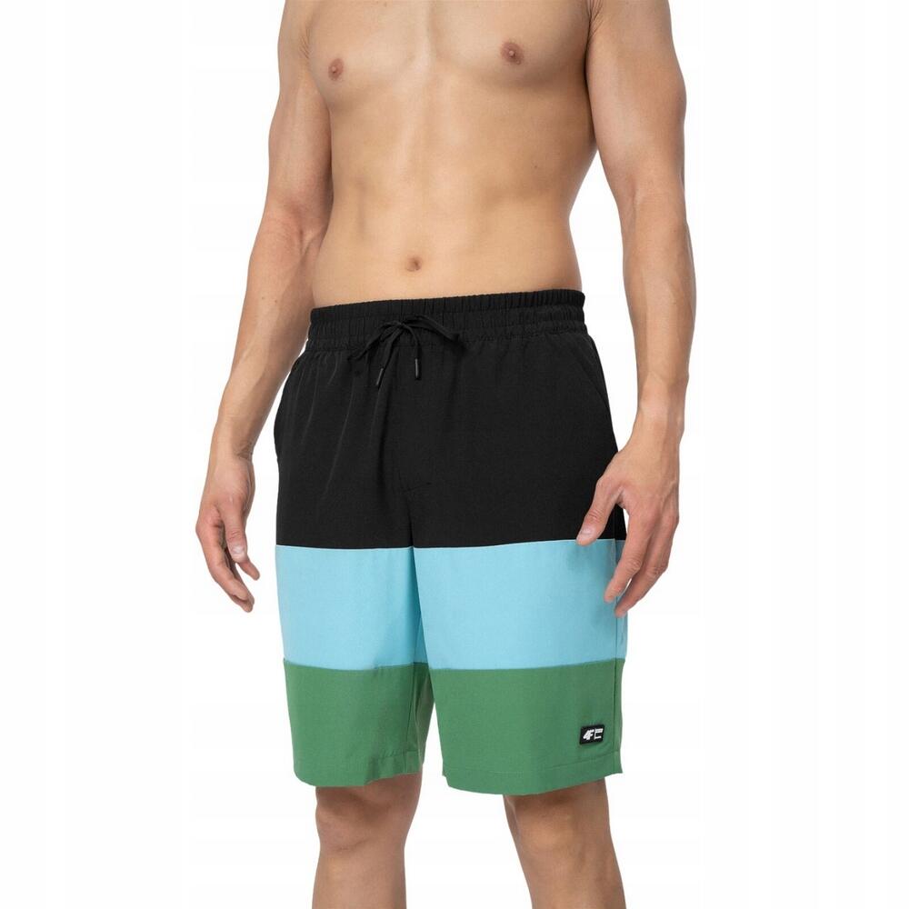 Heren SS23UBDSM024 Zwemshorts (ZWART/BLAUW) 3/3