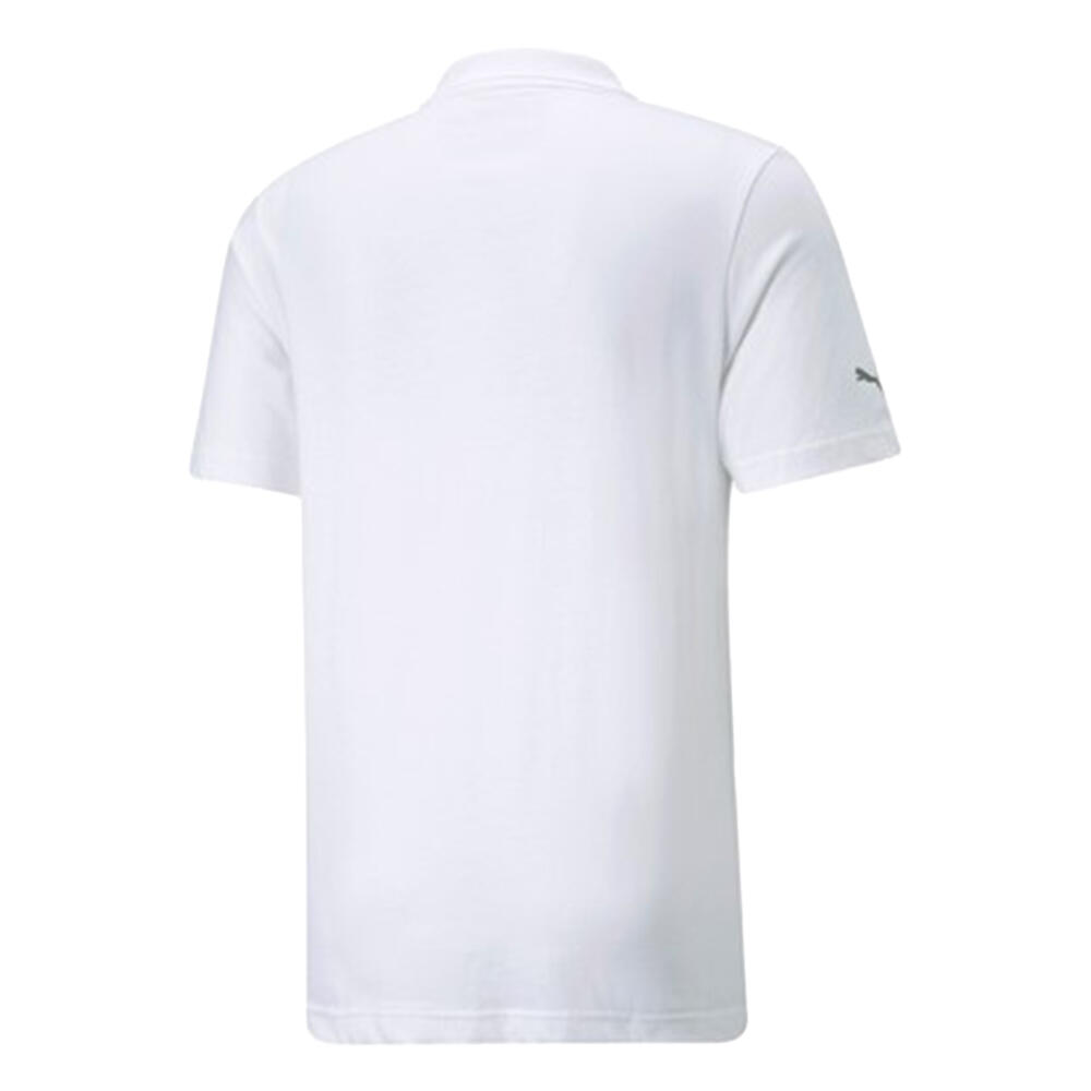 "Motorsport Essentials" Poloshirt für Herren Damen und Herren Weiß 3/4