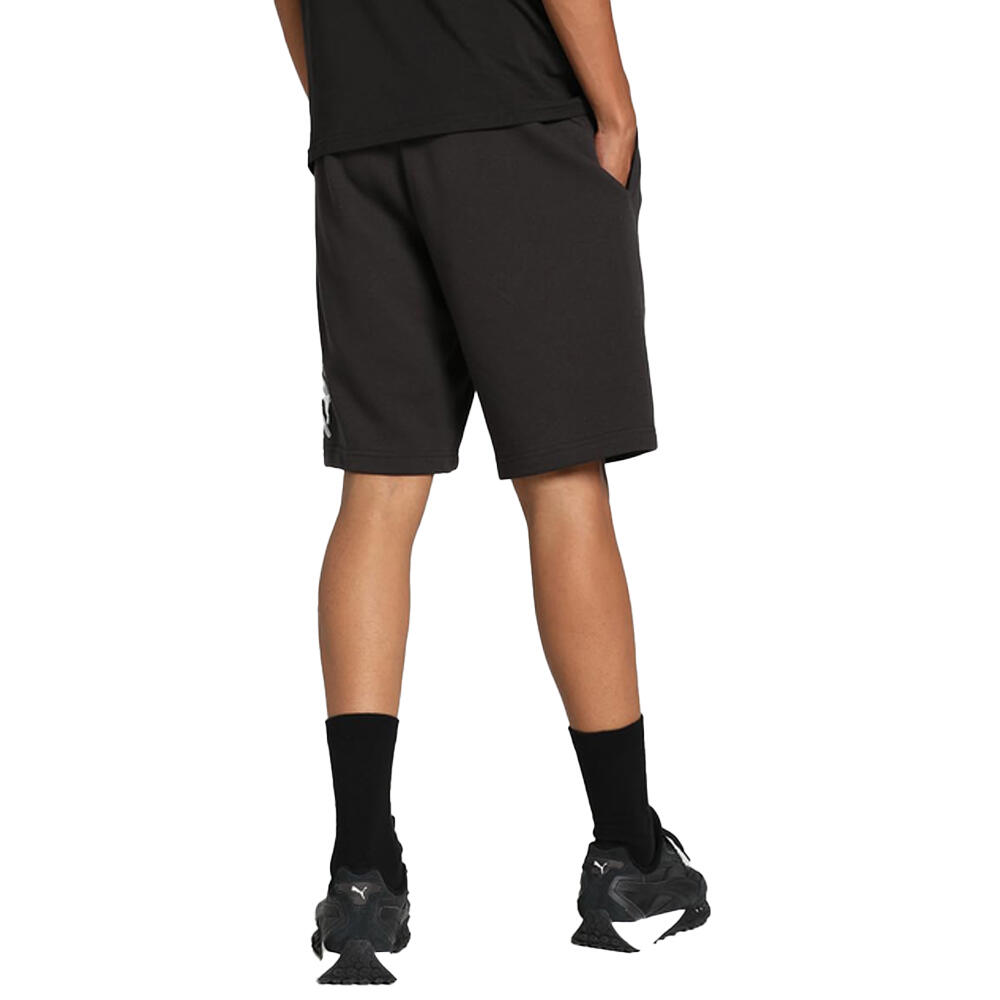 Pantaloncini Grafica Logo Uomo Puma ESS+ Nero 4/4