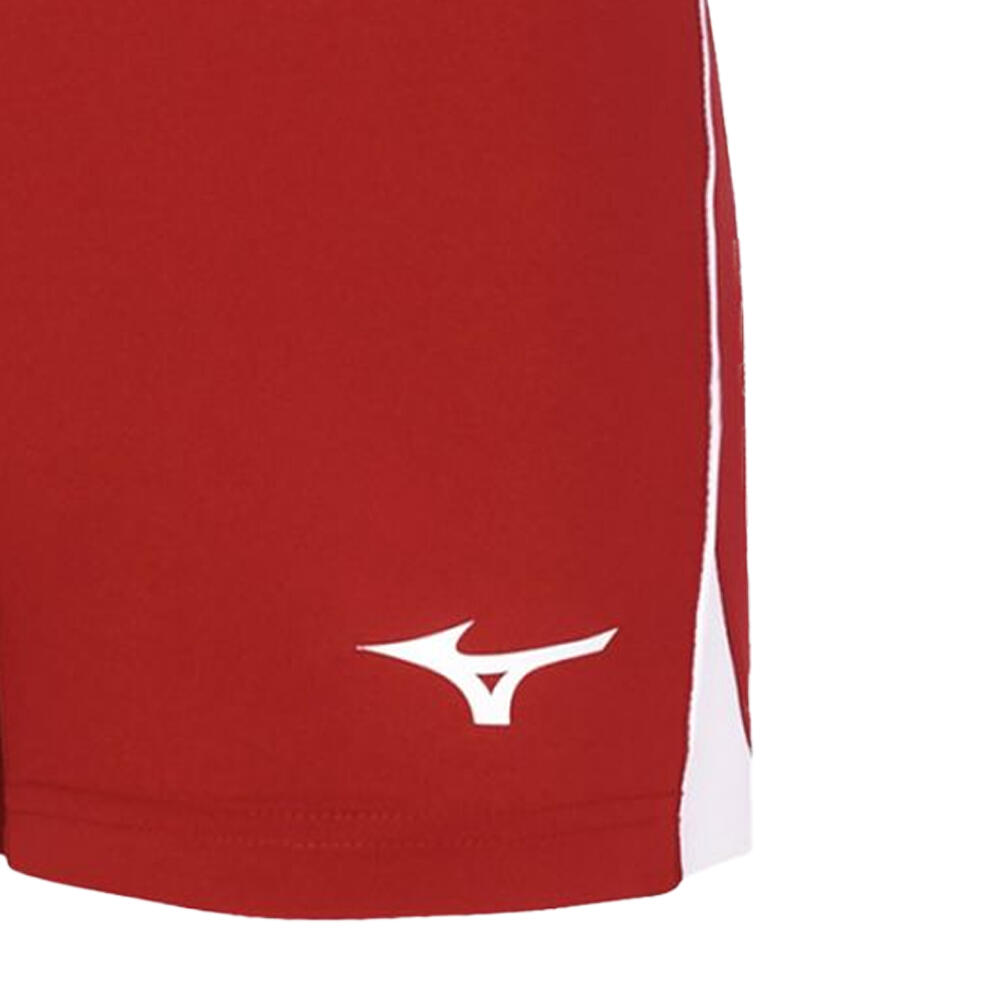 Dames HighKyu Volleybal Shorts (Rood) 2/2