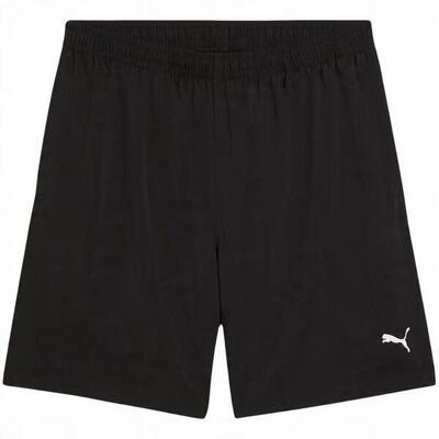 Heren train fav blaste korte broek (zwart)