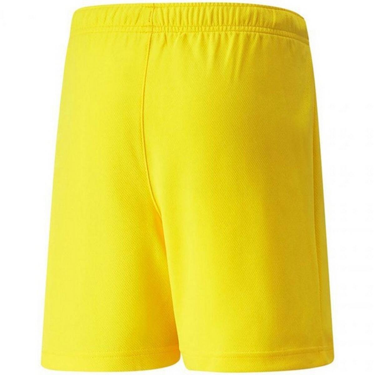 Pantaloncini Bambini Puma TeamRise Giallo 2/4