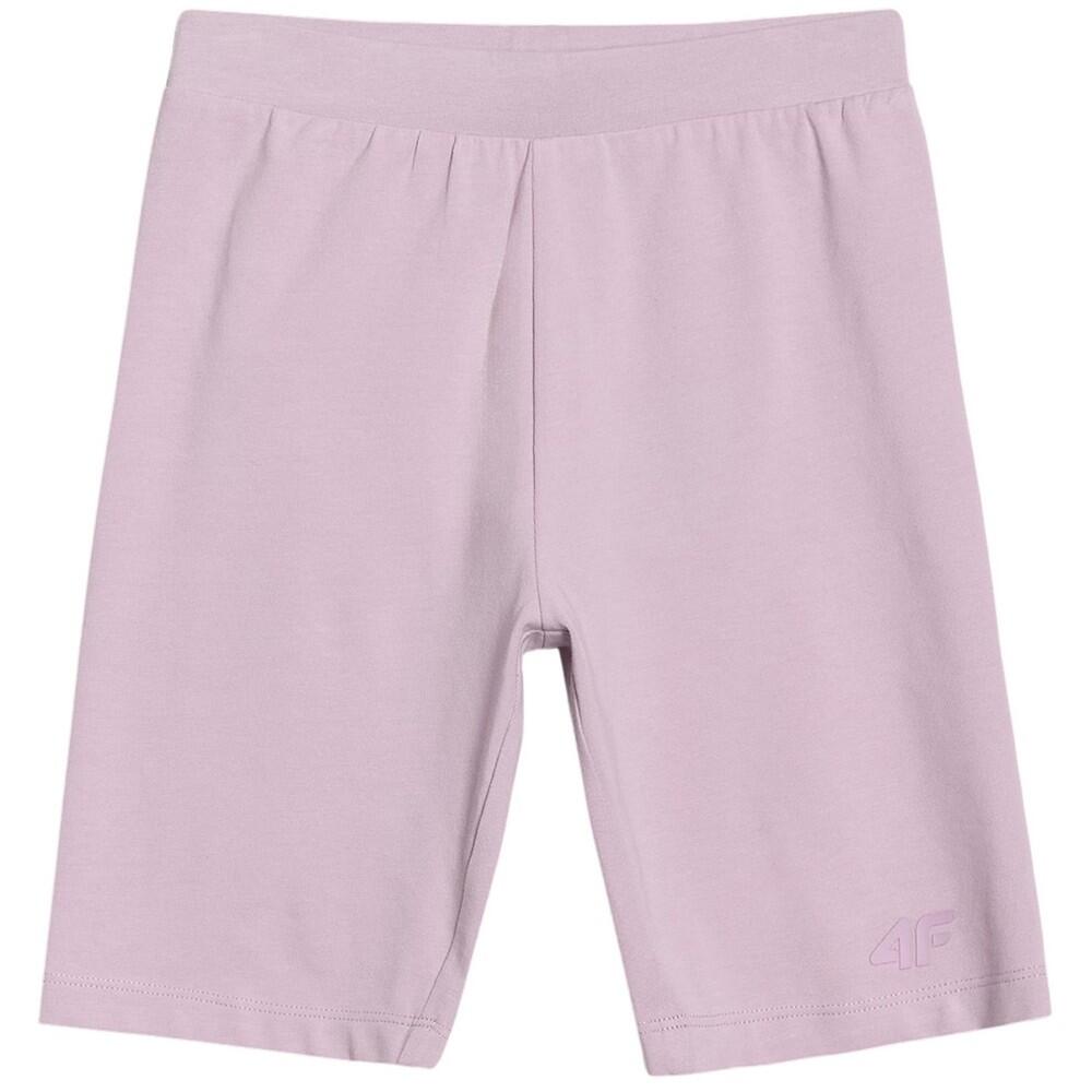 4f - Cuissard De Cyclisme Style Logo Jwss25tstif014 Enfant (rose Clair) - Short - Rose - Decathlon