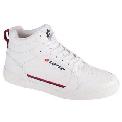Scarpe Sportive Pelle Sintetica Uomo Lotto Nandu Bianco