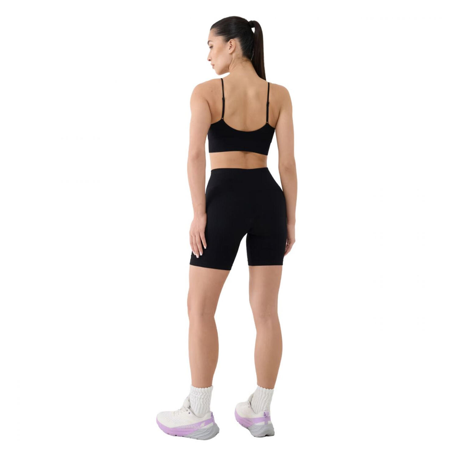 Shorts de Ciclismo WSS25TFSTF014 para Mujer Negro 3/4
