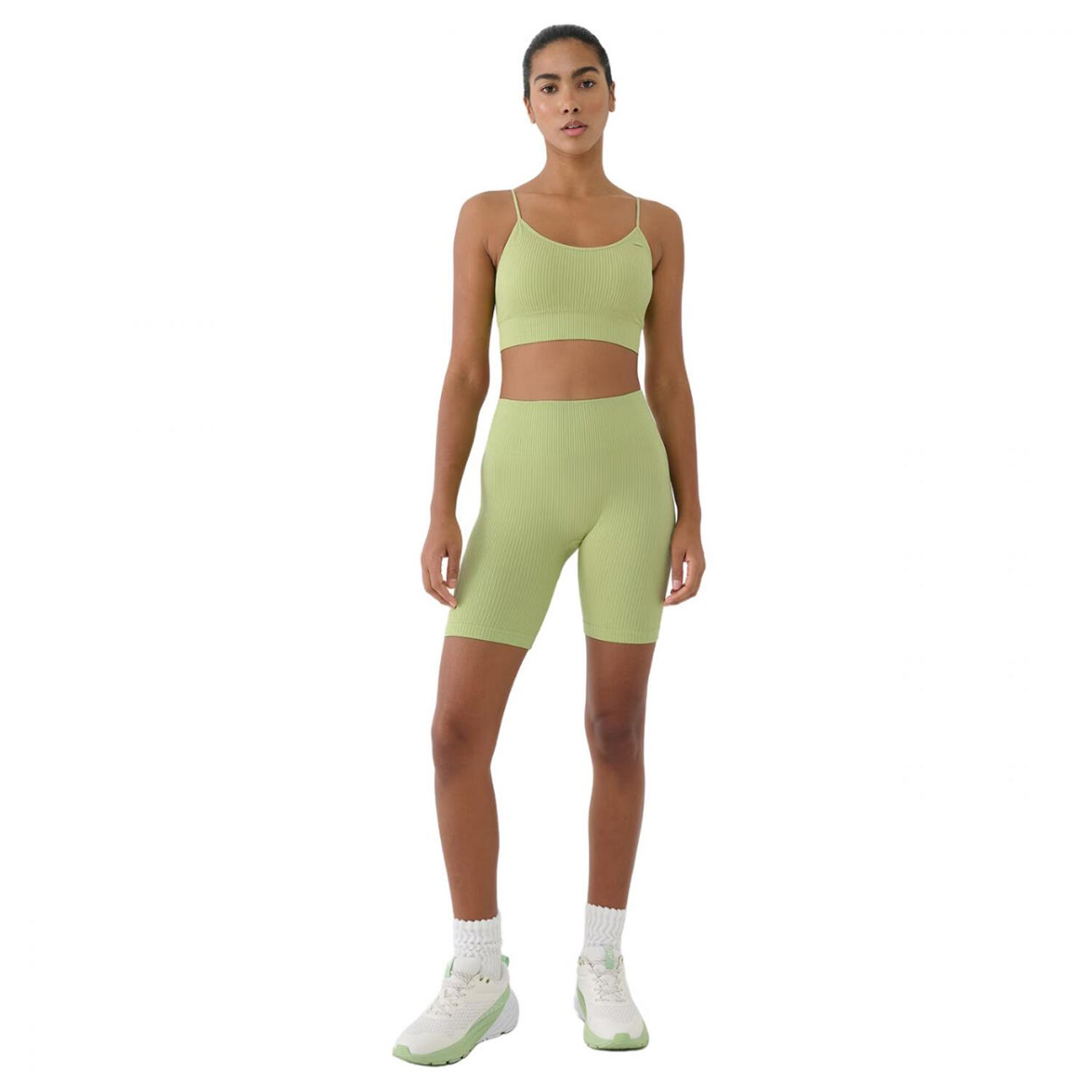 Shorts de Ciclismo WSS25TFSTF014 para Mujer Verde 4/4