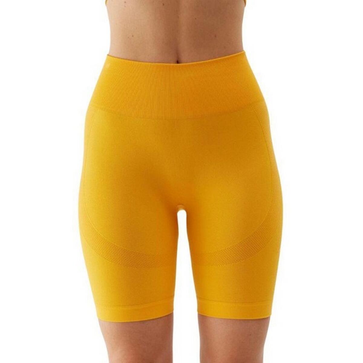Short Entraînement FNK Femme (Jaune) 5/5