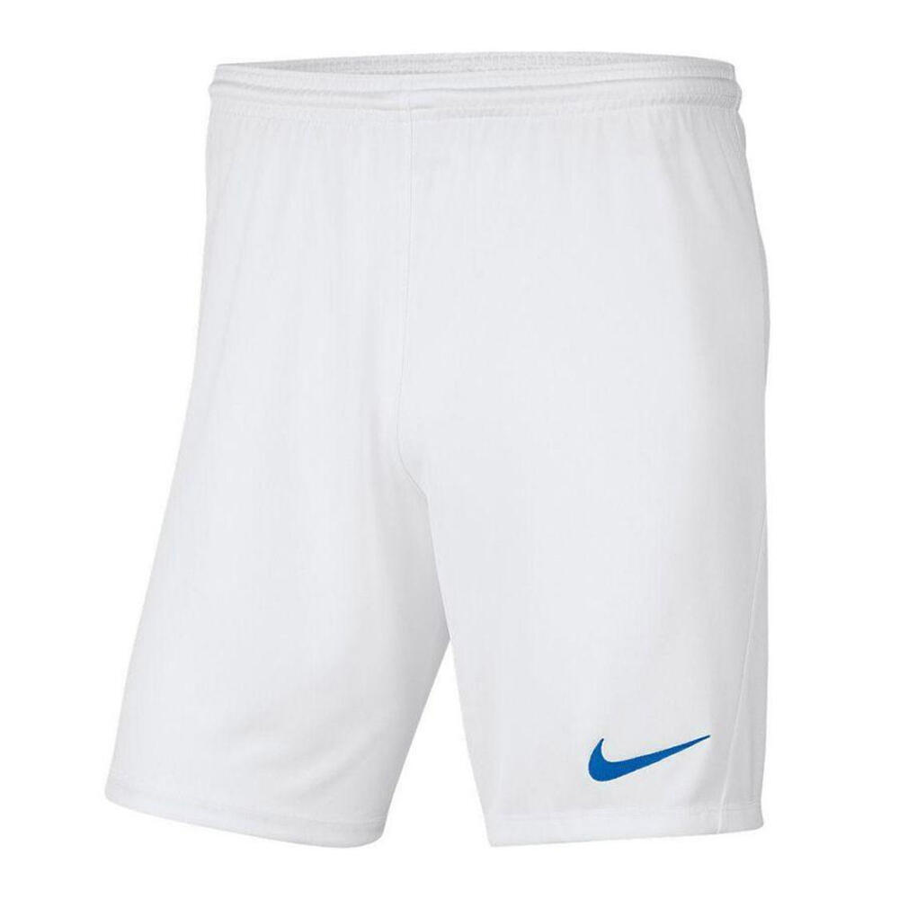 Mens Park III DriFIT Shorts (White/Blue)