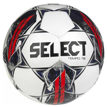 Ballon De Foot TEMPO TB (Blanc / Rouge)